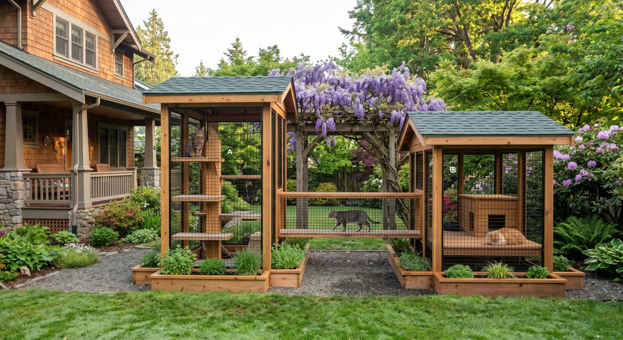 The Cedar Heights garden catio